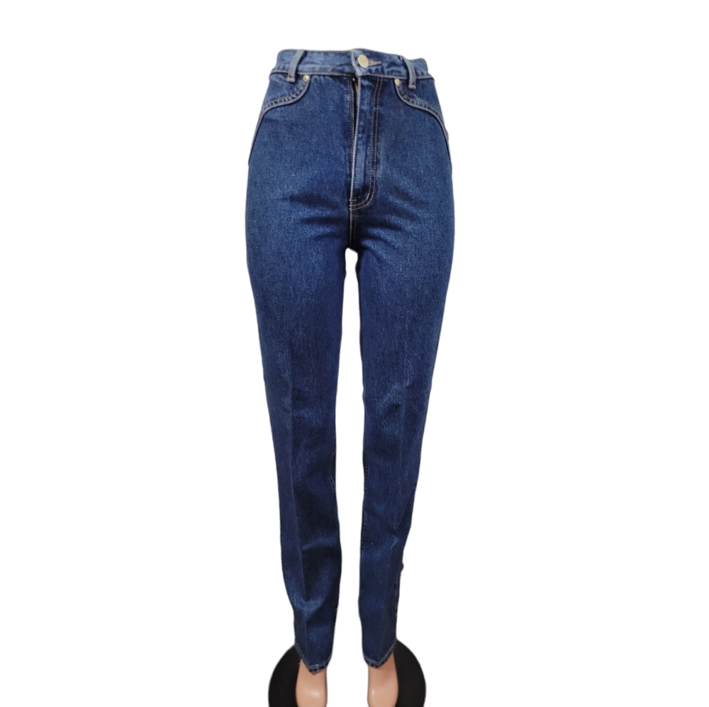 Vtg Lawman Size 5 High Waist Slim Fit Mom Jeans 80’s 90’s Straight Leg